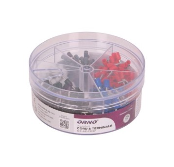 Zestaw tulejek izol. 400szt. 0,5-2,5 AE-13137 ORNO