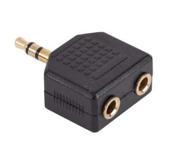 Złącze JACK 3.5 wtyk - 2x JACK 3.5 gniazda ZLA0294