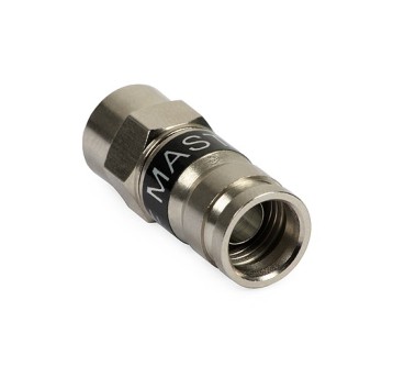 Złącze kompresyjne F MASTER czarne na RG-6