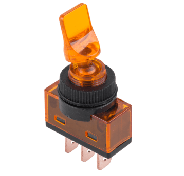 Złącze przełącznik ASW-14D żółty 12V 20A PRK0016E