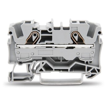 Złączka 2-przewodowa szara 6mm2 WAGO 2006-1201