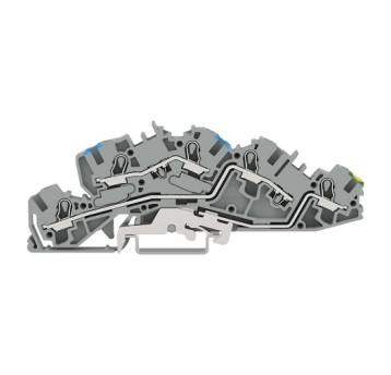 Złączka 3-piętrowa N/L/PE 4mm2 WAGO 2005-7646