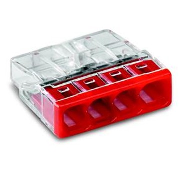 Złączka mini 4x2,5 czerwona 2273-204 WAGO