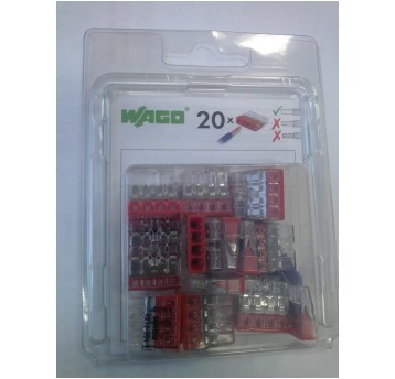 Złączka mini blister 4x2,5 (20szt) 2273-204 WAGO