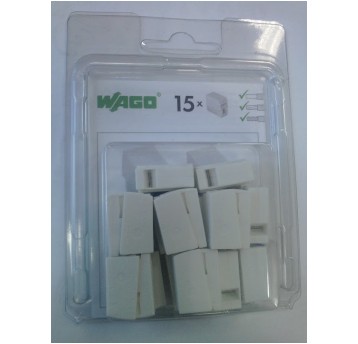 Złączka ośw.blister podw. biała 15szt 224-112 WAGO