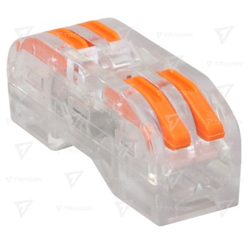 Złączka przelotowa zamykana 2x4mm2 OVOTT22 TRACON