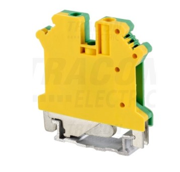 Złączka szynowa 4 żółto-zielona TSKA4JD TRACON