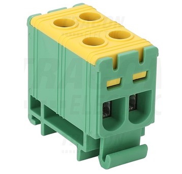 Złączka TH35 2x 1,5-16 zie/żół FLEAL-16/2ZS TRACON