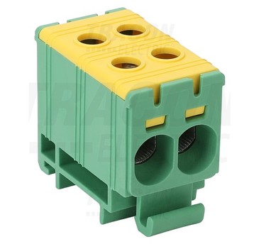 Złączka TH35 2x 2,5-35 żół-ziel FLEAL-35/2ZS TRACO