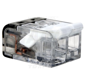 Złączka TRACON RVON2 otwierana 2x4mm2