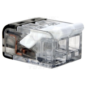 Złączka TRACON RVON2 otwierana 2x4mm2
