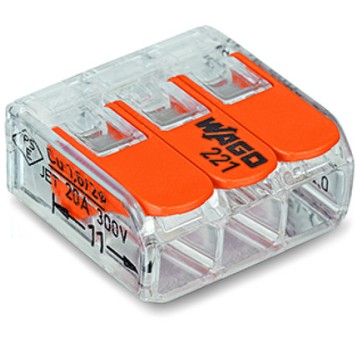 Złączka uniwersalna 3x4 /do 4mm2/ 221-413 WAGO